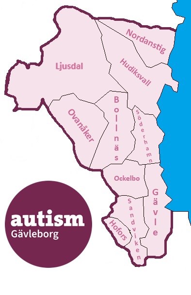 Karta län Gävleborg