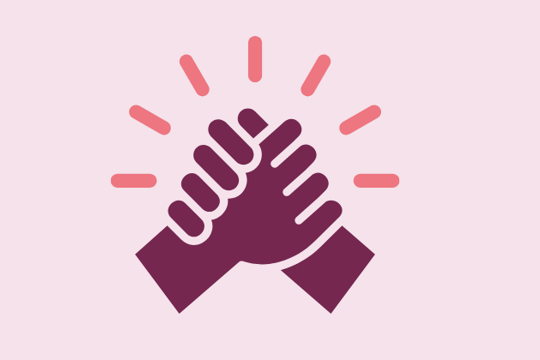 En bild på två händer och ett hjärta